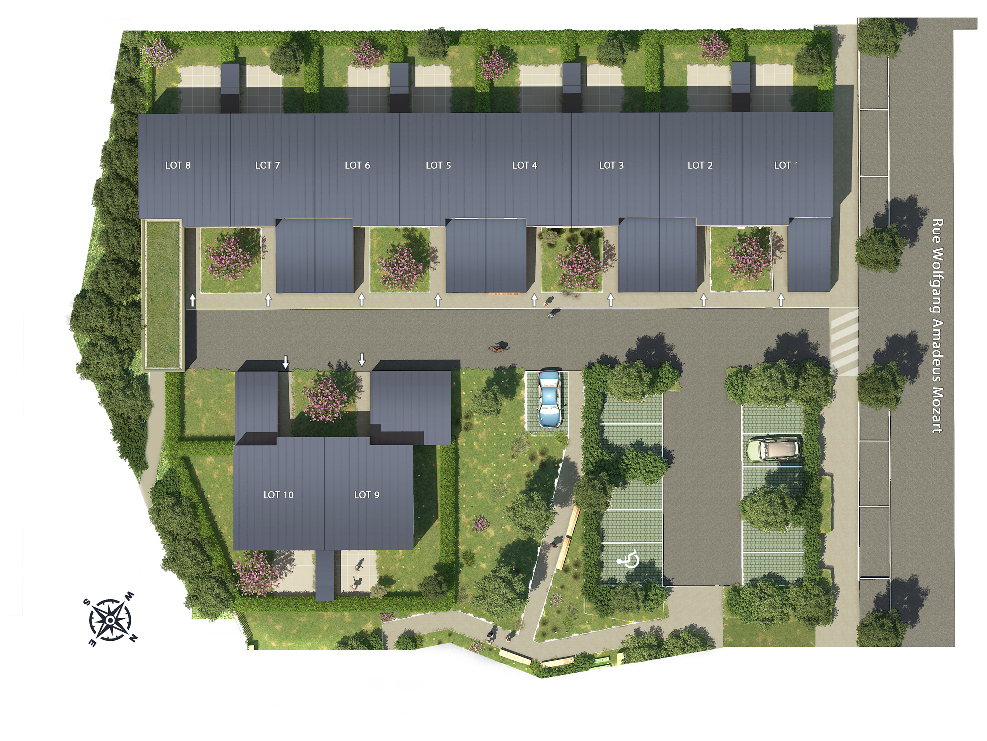 Plan de masse du programme Les Cadences